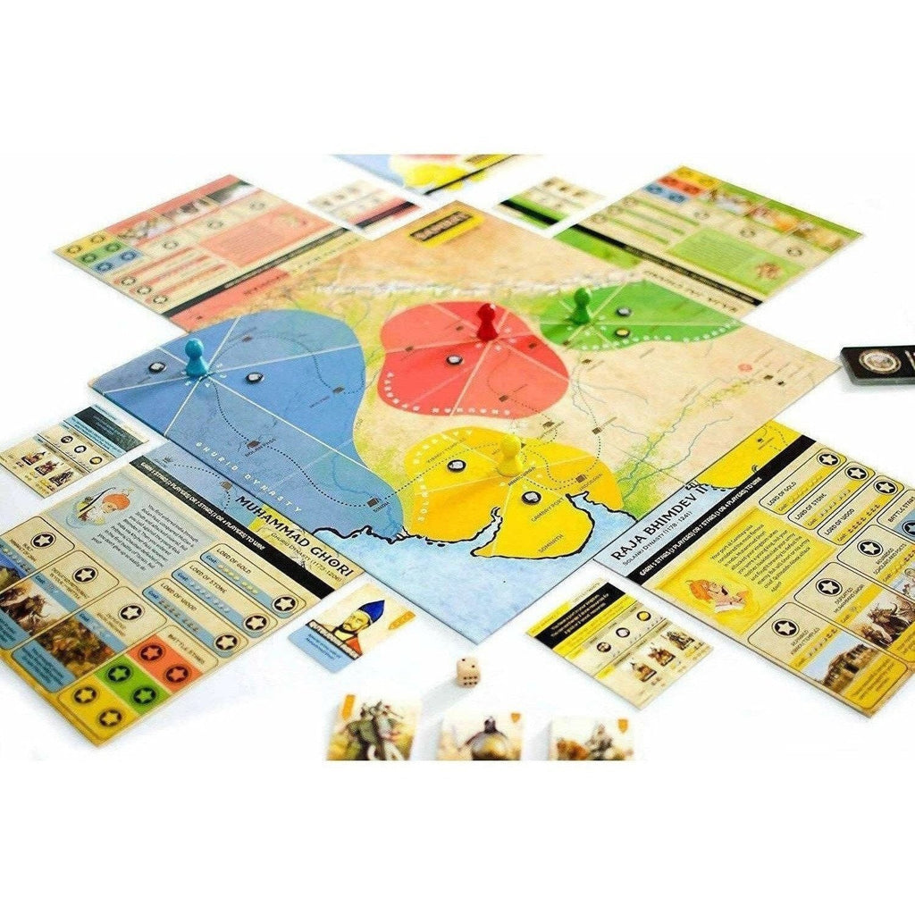 Samrat Strategy Board Game Based on Indian Kings History | Grocsy