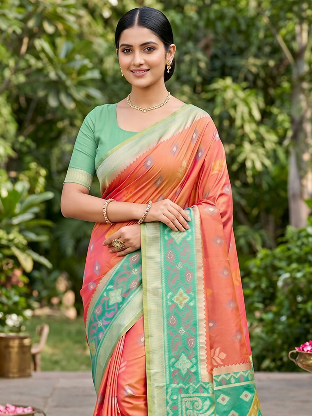 Shree Shyam Fashion Mustard Soft Silk Saree | Grocsy