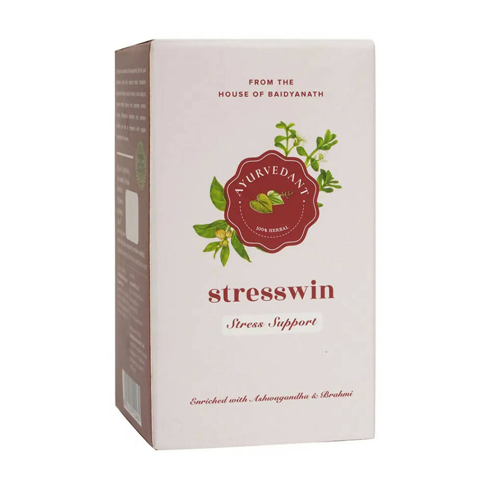 Baidyanath Jhansi Ayurvedant Stresswin Capsules | Grocsy