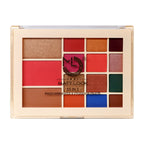 Matt Look 15 In 1 Baked Highlighter & Eyeshadow Matte Palette Face Makeup - Matte 01 | Grocsy