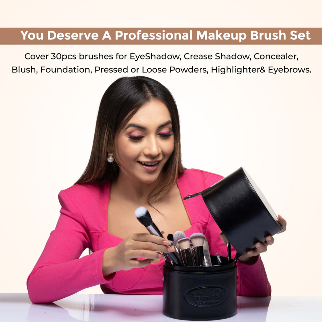 London Prime HD Professional Brush Set - 30 Pcs | Grocsy