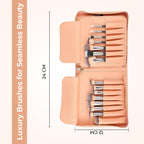 London Prime HD Signature Brush Set - 38 Pcs, Peach | Grocsy