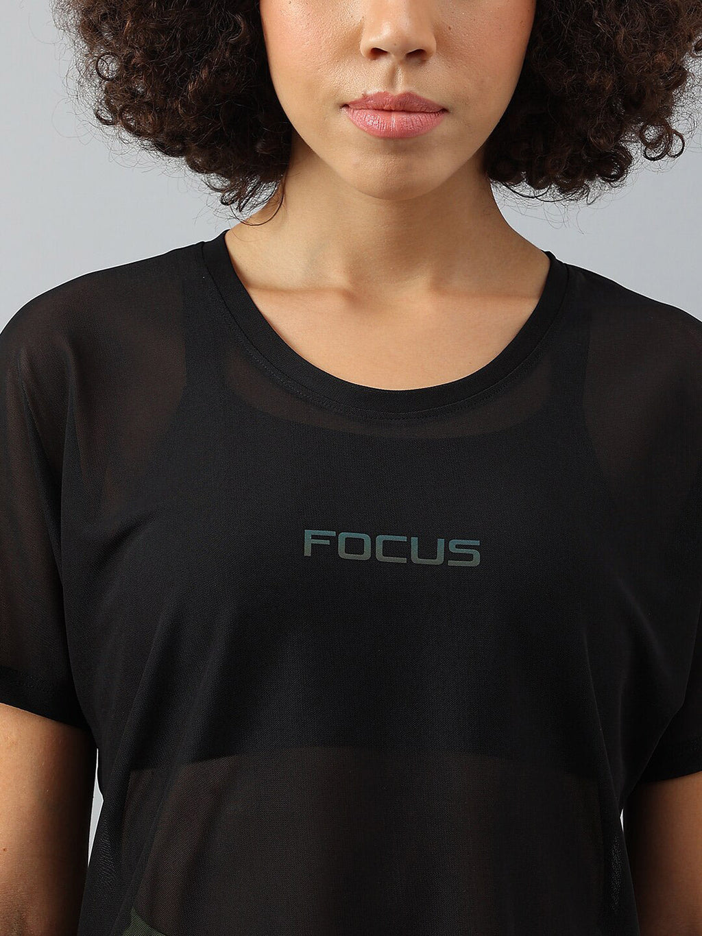 MKH Women Typography Extended Sleeves Dri-FIT Sports T-shirt | Grocsy