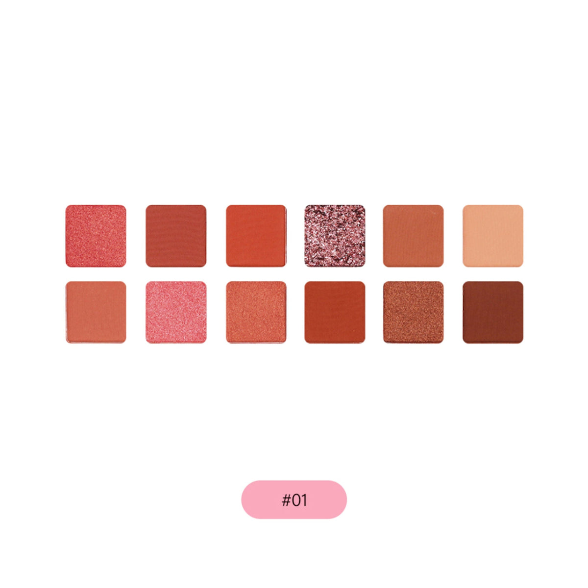 PINKFLASH Pro Touch Eyeshadow Palette - 01 Cranberry Cookies | Grocsy