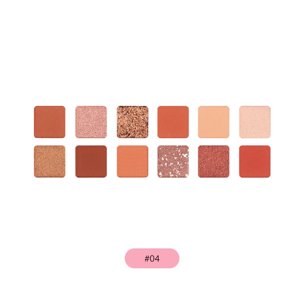 PINKFLASH Pro Touch Eyeshadow Palette - 04 Grapefruit Mousse | Grocsy