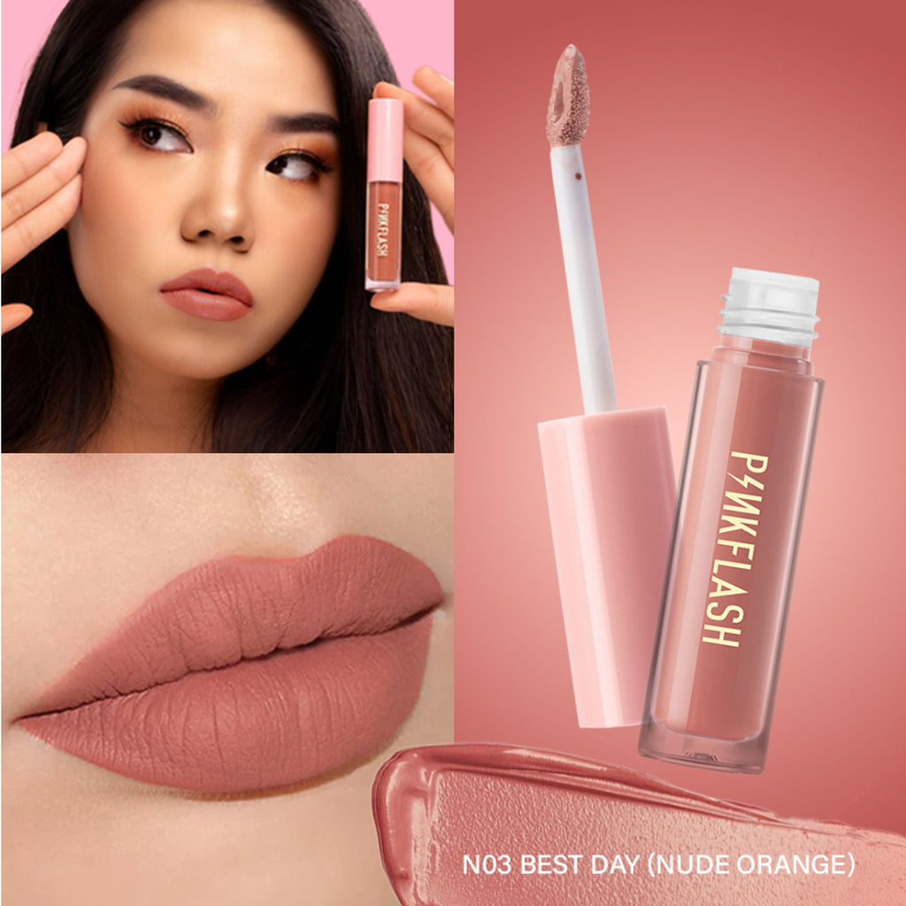 PINKFLASH Melting Matte Lip Cream - N03 Best Day | Grocsy