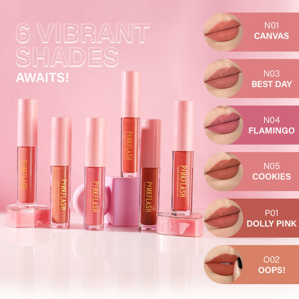 PINKFLASH Melting Matte Lip Cream - N03 Best Day | Grocsy