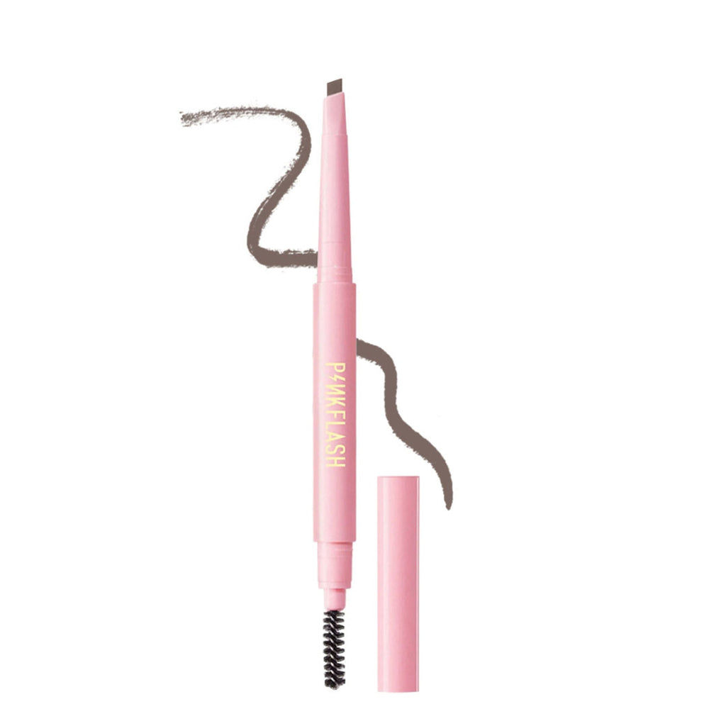 PINKFLASH Waterproof Auto Eyebrow Pencil - 03 Gray Brown | Grocsy