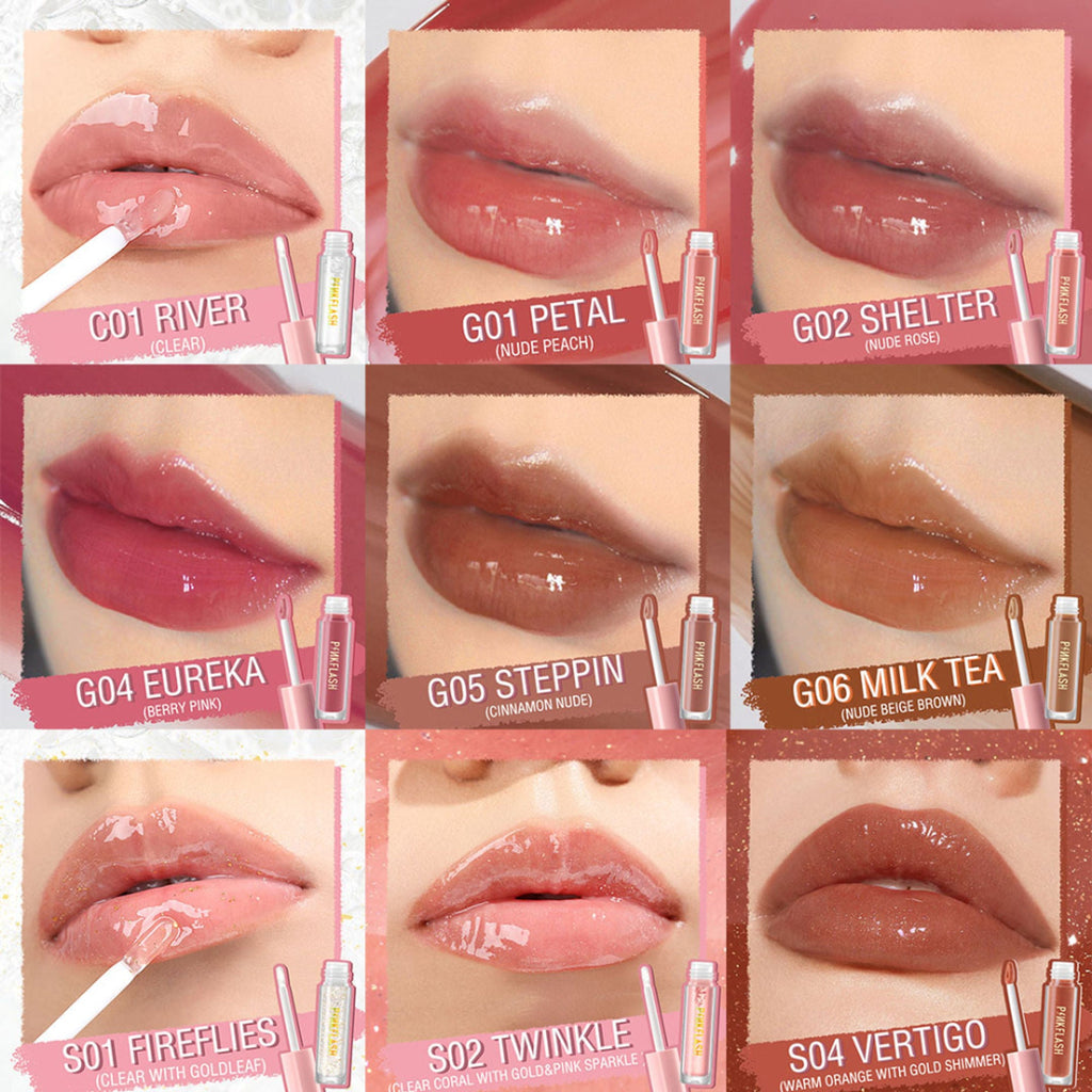 PINKFLASH Ever Glossy Moist Lip Gloss - G06 Milk | Grocsy