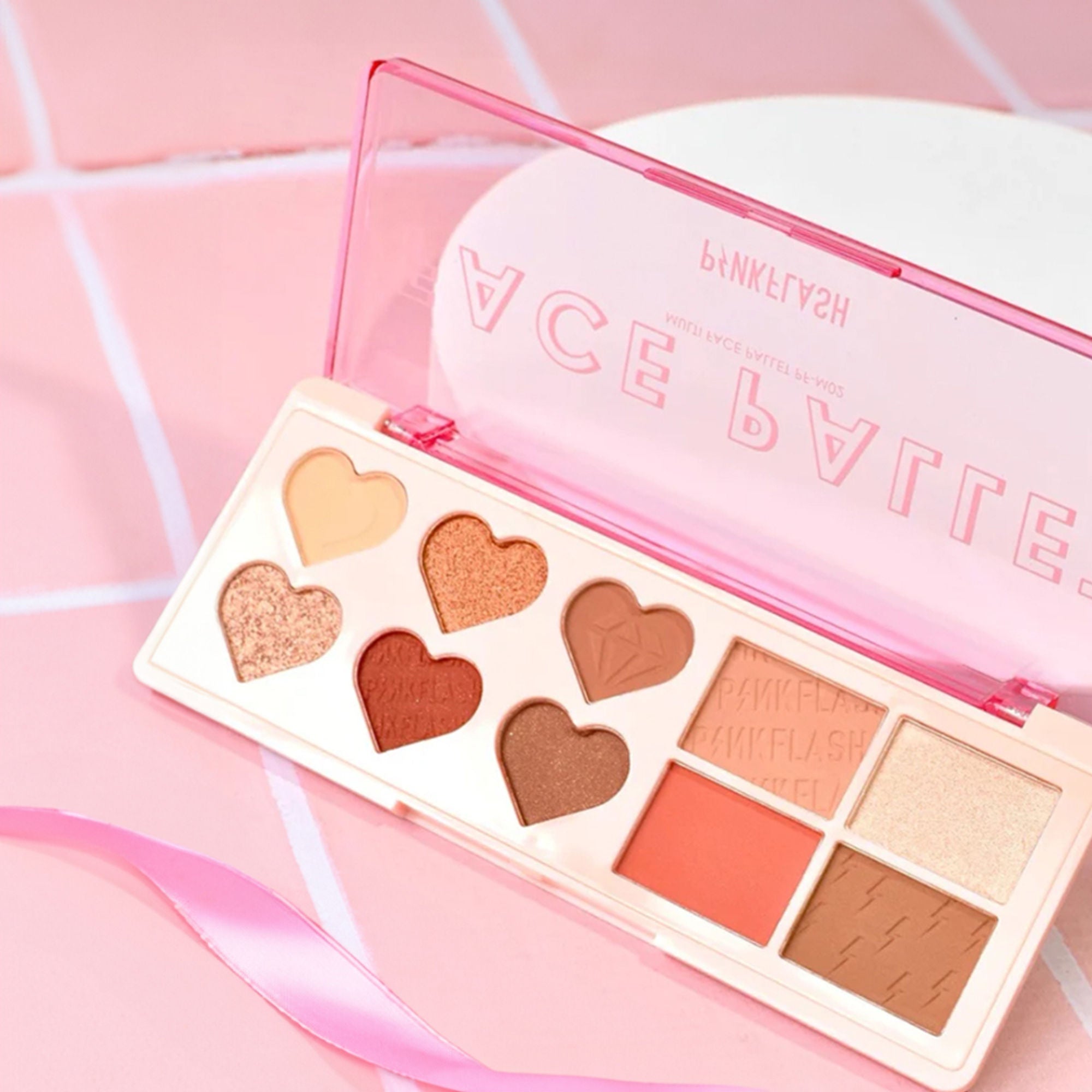 PINKFLASH Multi Face Palette - 3 Caramel Toffee | Grocsy