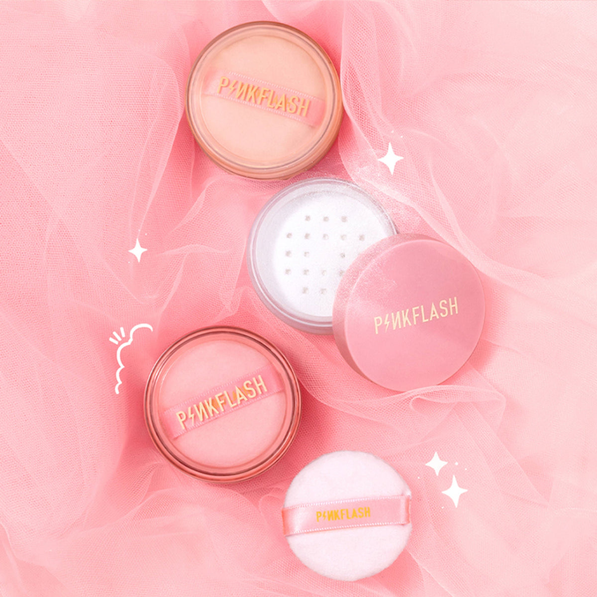PINKFLASH Oil Controller Translucent Loose Powder - 222 | Grocsy