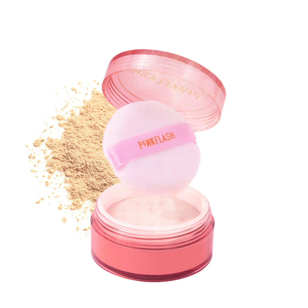 PINKFLASH Oil Controller Translucent Loose Powder - 222 | Grocsy