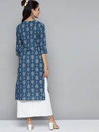 HERE&NOW Women Geometric Printed Kurta | Grocsy