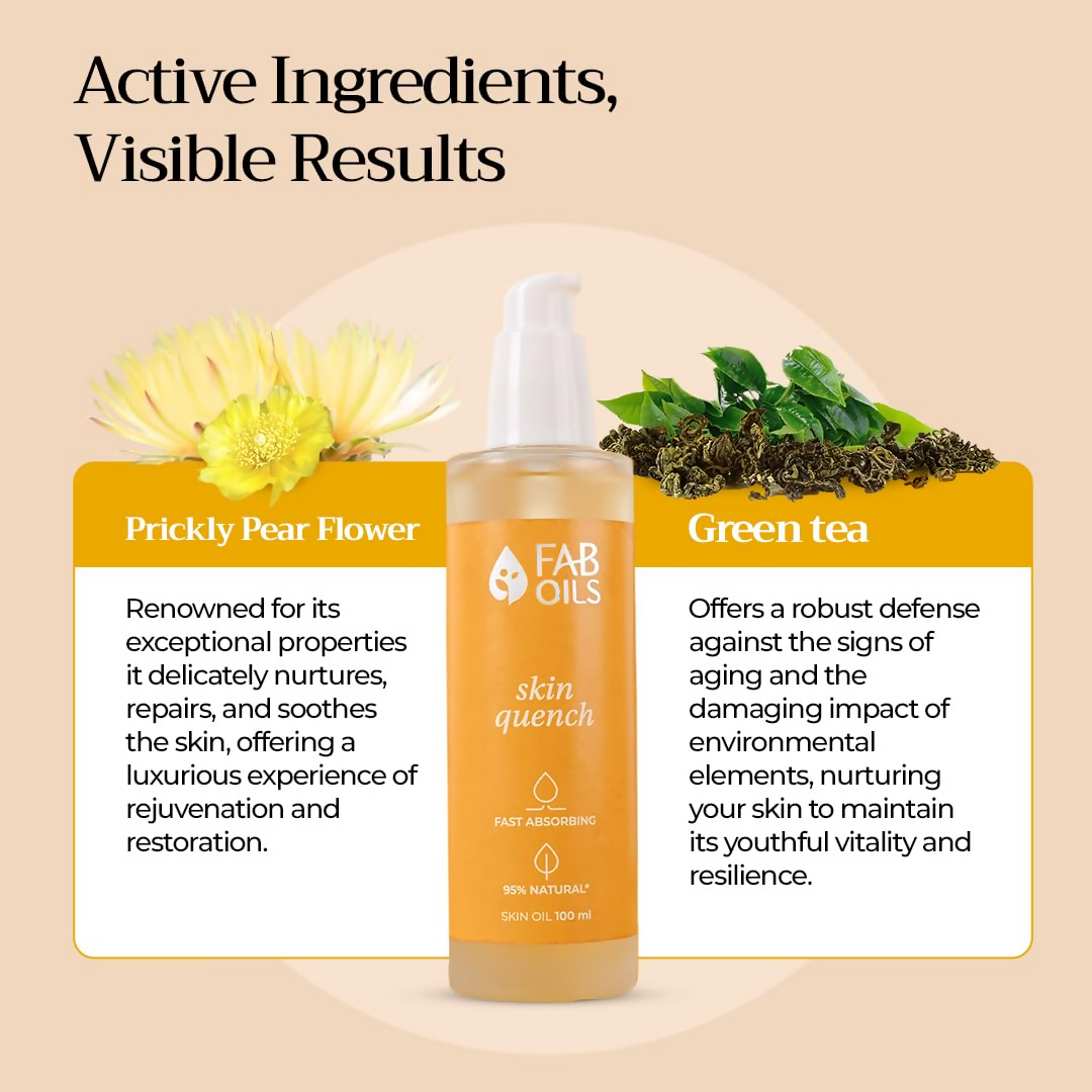 Fab Oils Skin Quench Body Oil For Daily Deep Hydration | Grocsy