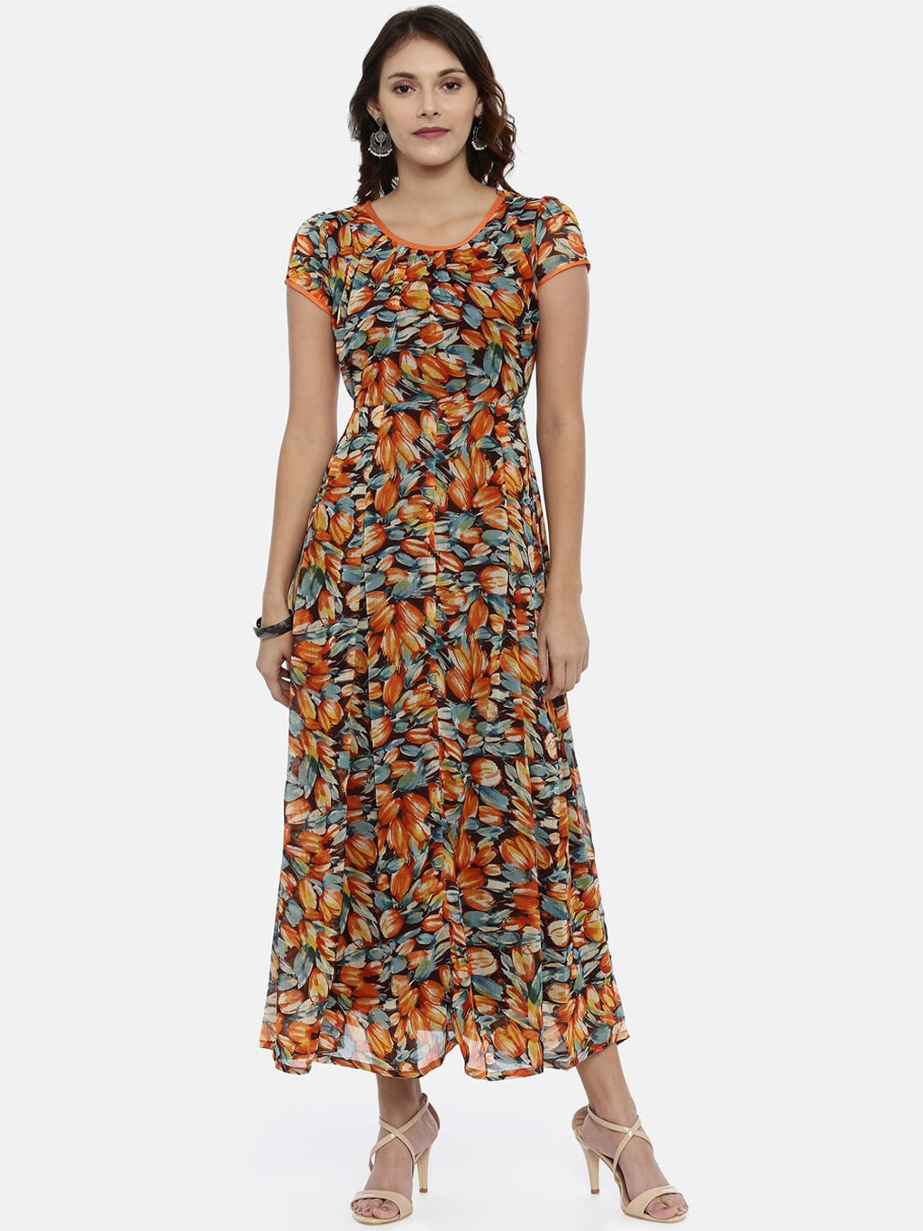 Souchii Assorted Printed Fit and Flare Kurta Dress | Grocsy