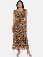 Souchii Women Assorted Printed Fit And Flare Kurta Dress | Grocsy