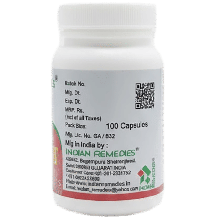 Indian Remedies Purified Sj Capsules | Grocsy