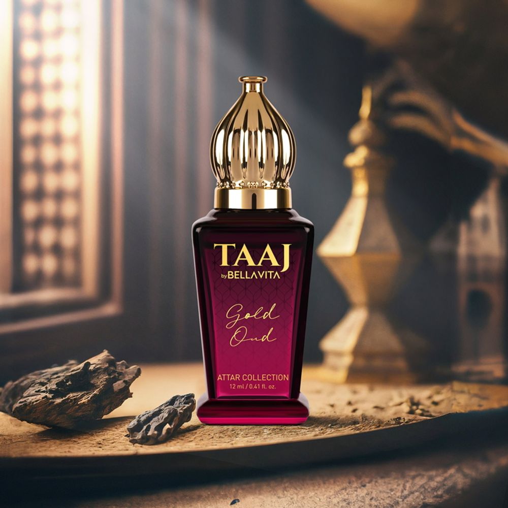 Taaj by Bella Vita Gold OUD Attar | Grocsy