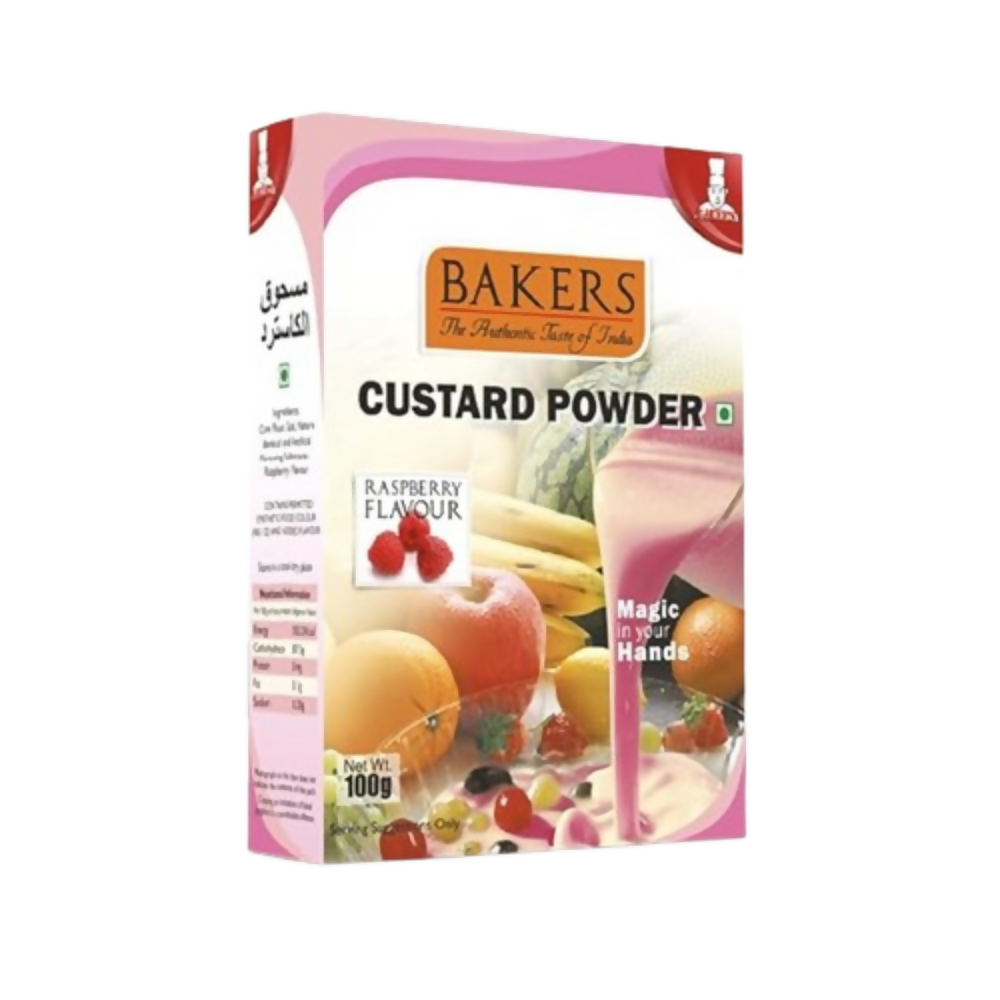 BAKERS Custard Powder - Raspberry | Grocsy
