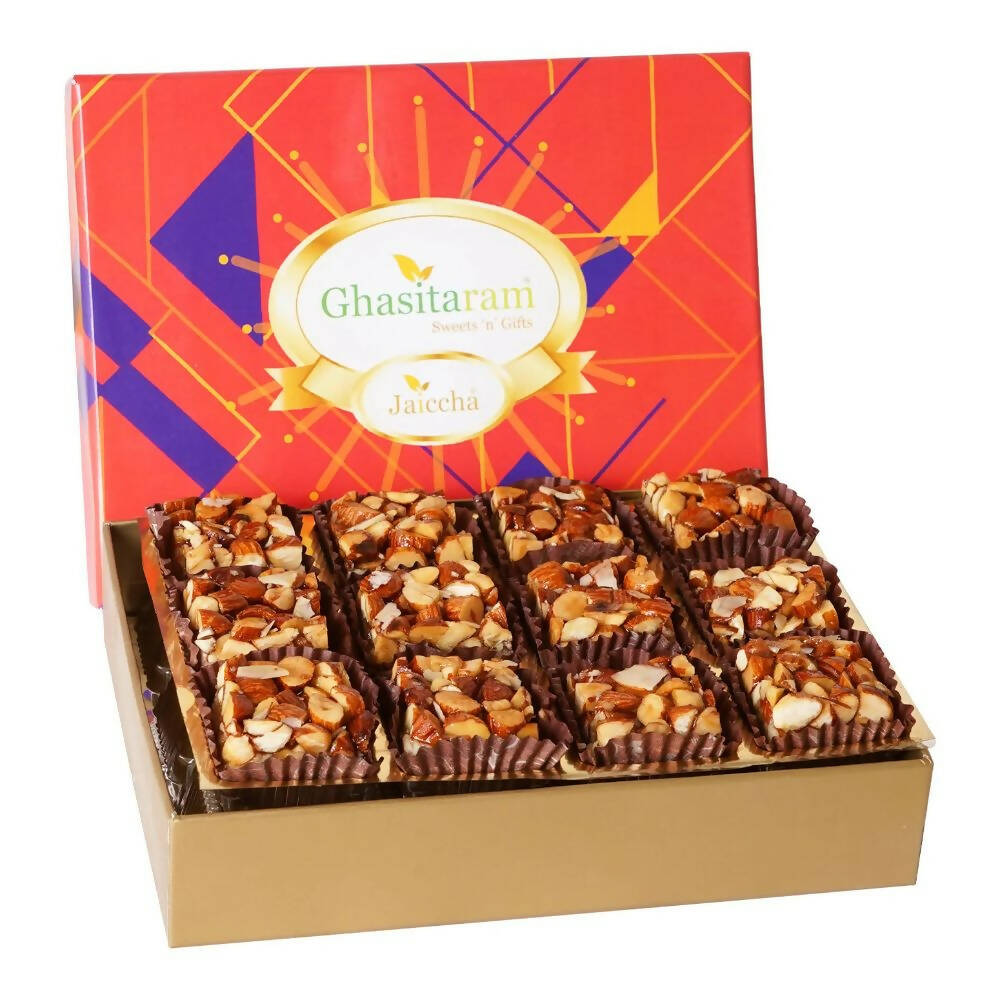 Ghasitaram Sugarfree Almond Delight in Premium Box | Grocsy