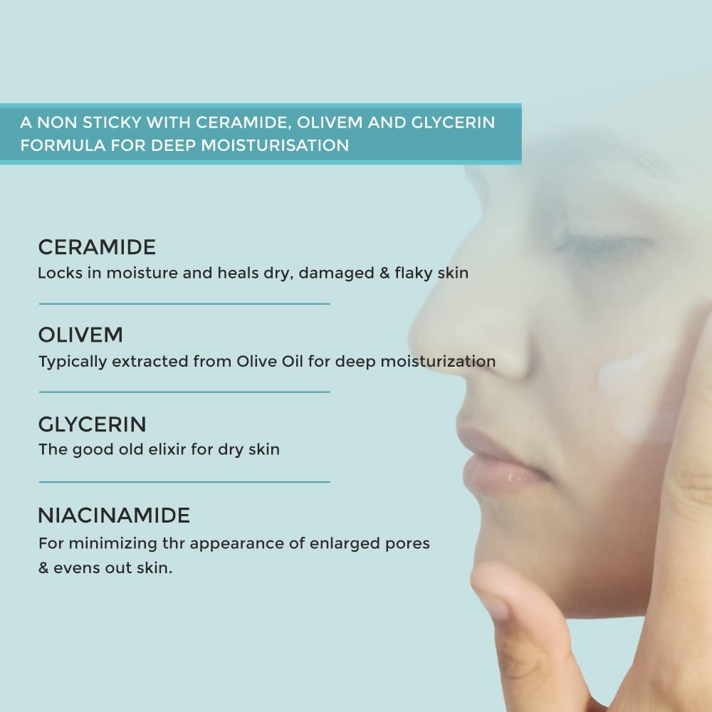 Dermabay Hydrating Moisturizer Lotion With Niacinamide And Ceramides | Grocsy