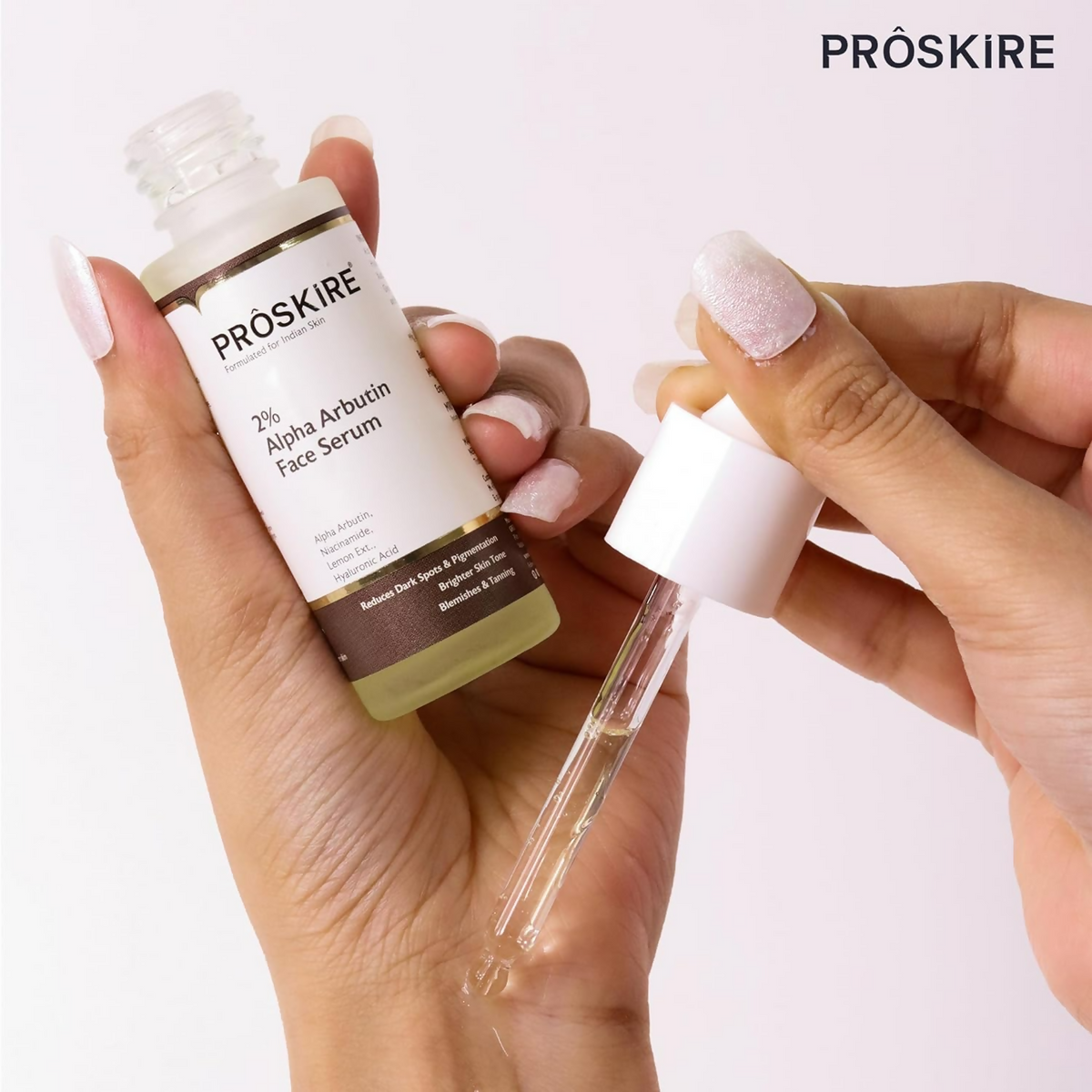 Proskire 2% Alpha Arbutin Skin Correcting Serum For Dark Spots Pigmentation & Tan Removal | Grocsy
