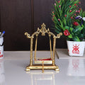 KridayKraft Laddu Gopal Jhulla Palana Metal Gold Plated | Grocsy