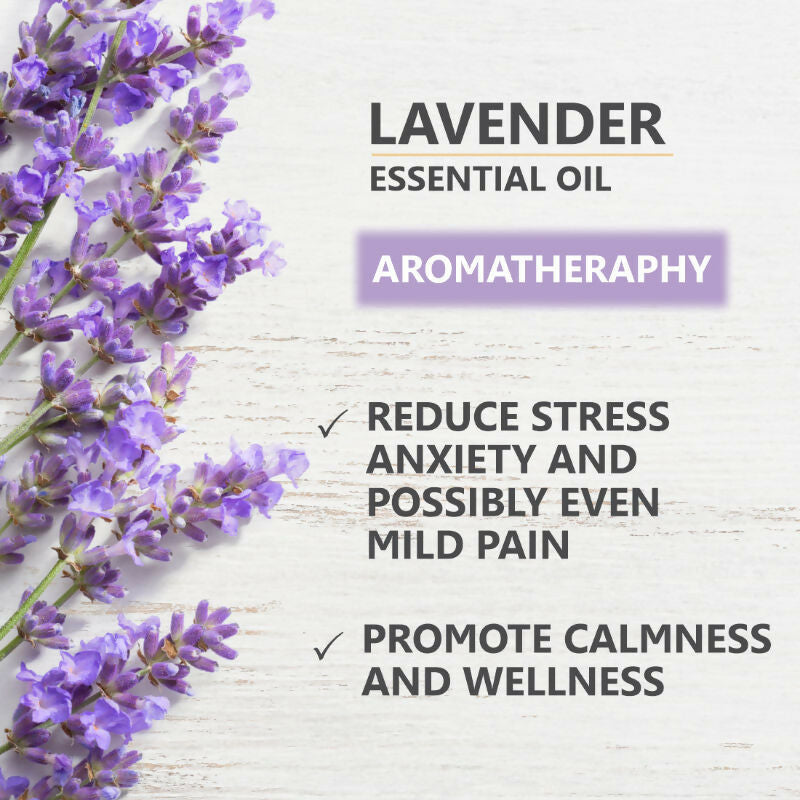 Skiura Nature 100% Natural Lavender Essential Oil For Hair, Skin & Aroma | Grocsy
