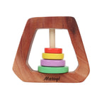 Matoyi 3 Rattle & 3 Teether & Trapezium & Fish For Kids | Grocsy