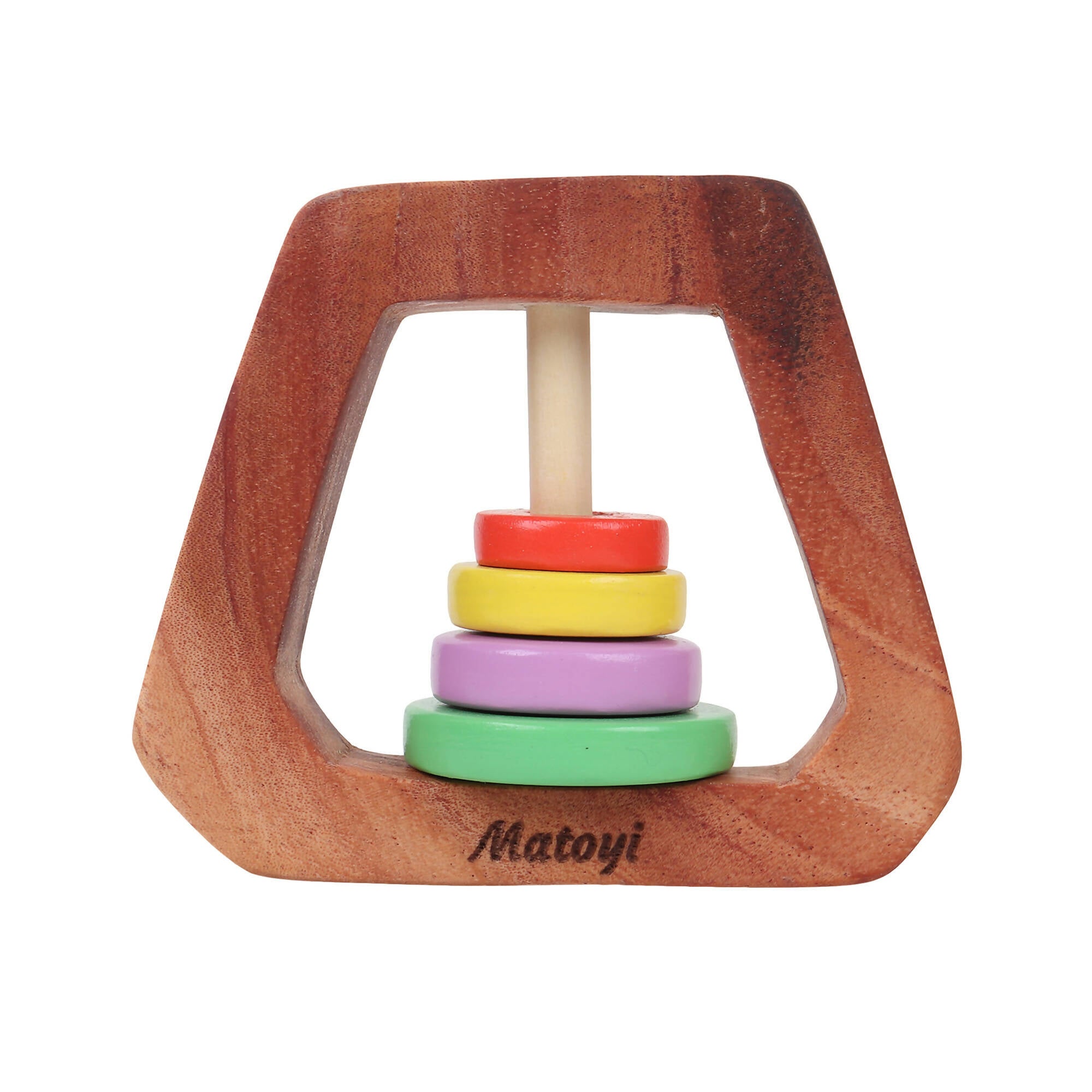 Matoyi 3 Rattle & 3 Teether & Trapezium & Fish For Kids | Grocsy