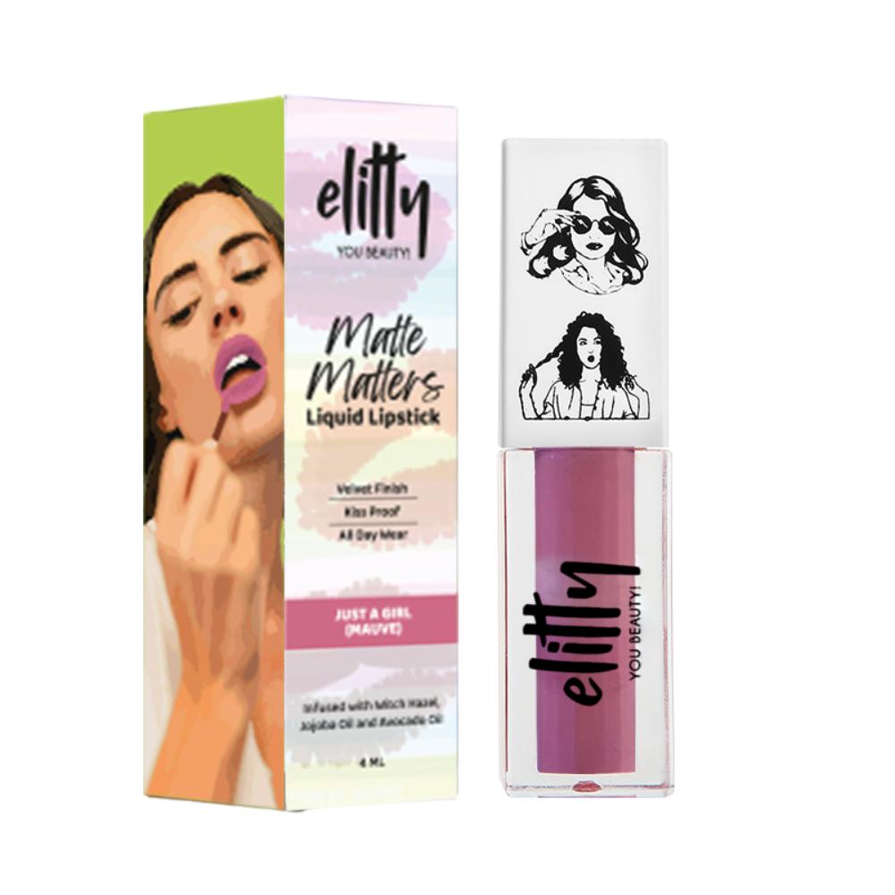 Elitty Matte Liquid Lipstick - Just A Girl | Grocsy