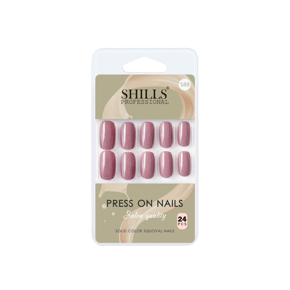Shills Professional Reusable Press On Nails Square - SPN588 | Grocsy