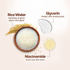 Mamaearth Rice Dewy Bright Face Wash With Rice Water & Niacinamide | Grocsy