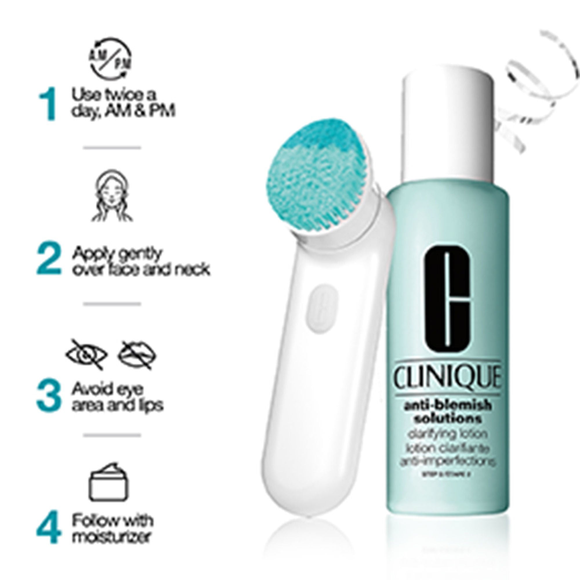 Clinique Anti-Blemish Solutions - Clarifying Lotion (Toner With Salicylic Acid) | Grocsy