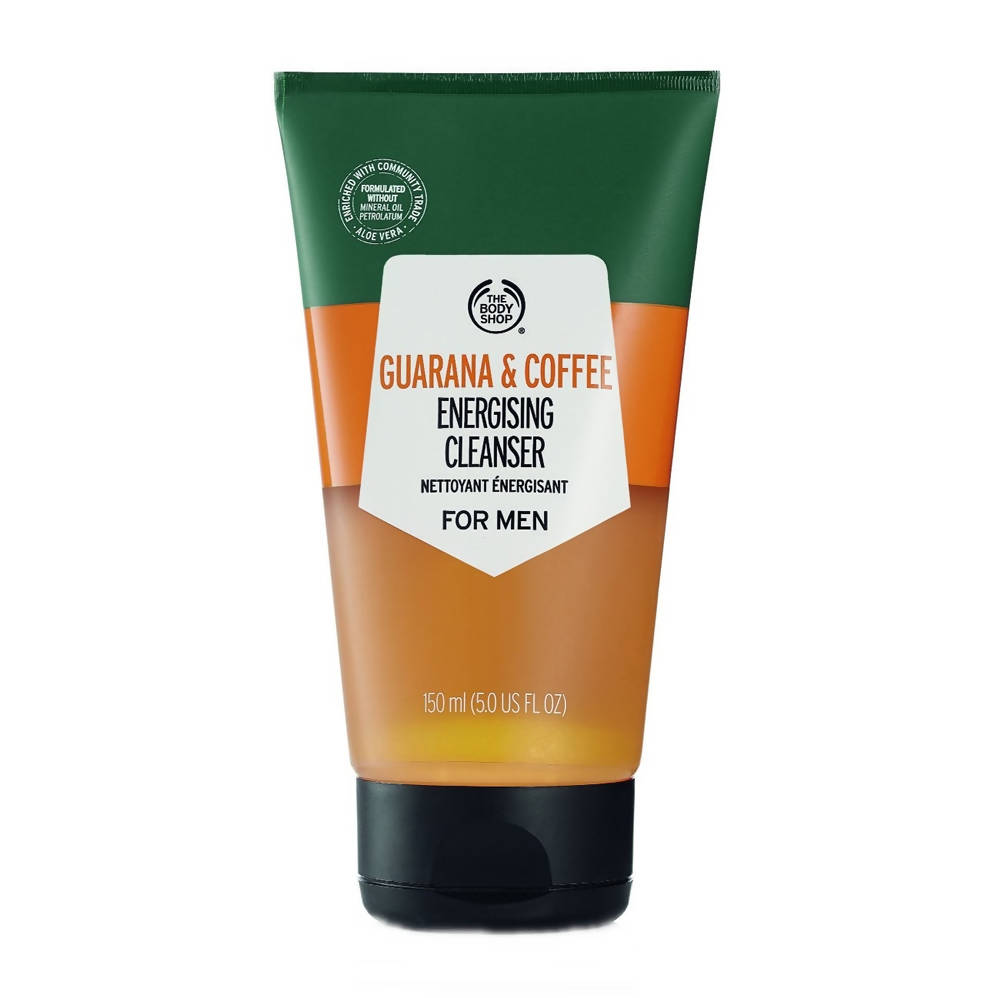 The Body Shop Guarana And Coffee Energising Cleanser For Men | Grocsy