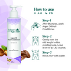 Kulsum's Kaya Kalp Argan Oil Hair Conditioner For Silky, Soft & Smooth Hair | Grocsy