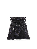 Masq Black & White Embroidered Potli Clutch | Grocsy