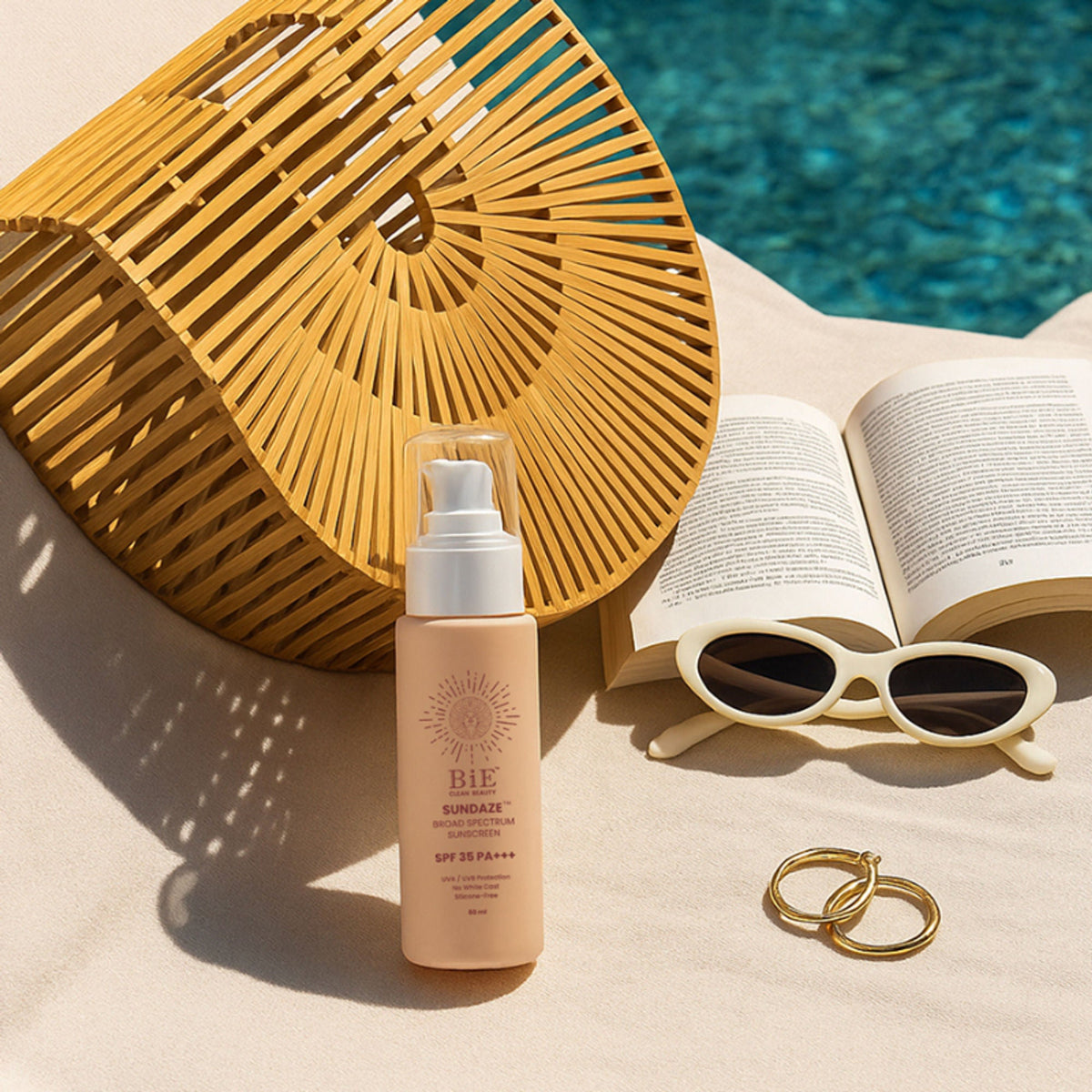 BiE Sundaze Natural Sunscreen SPF 35 PA+++ with Niacinamide | Grocsy