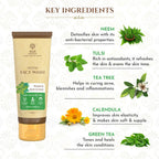 Khadi Essentials Herbal Neem Face Wash | Grocsy