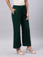 Souchii Green Liva Ethnic Palazzos | Grocsy