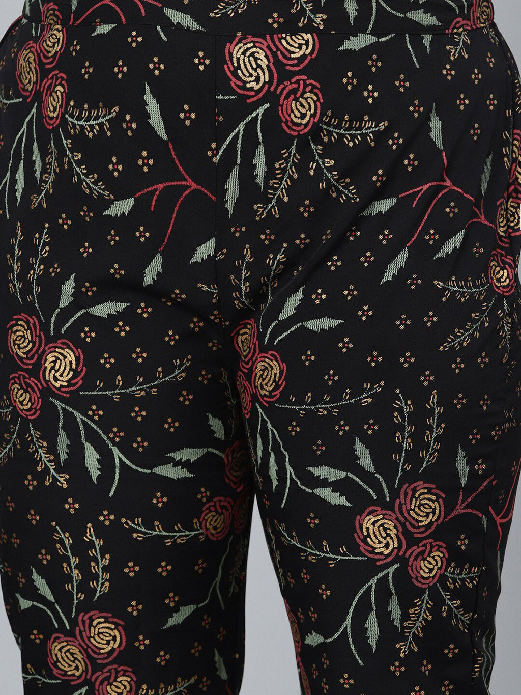 Sztori Geometric Printed Straight Kurta with Pant | Grocsy