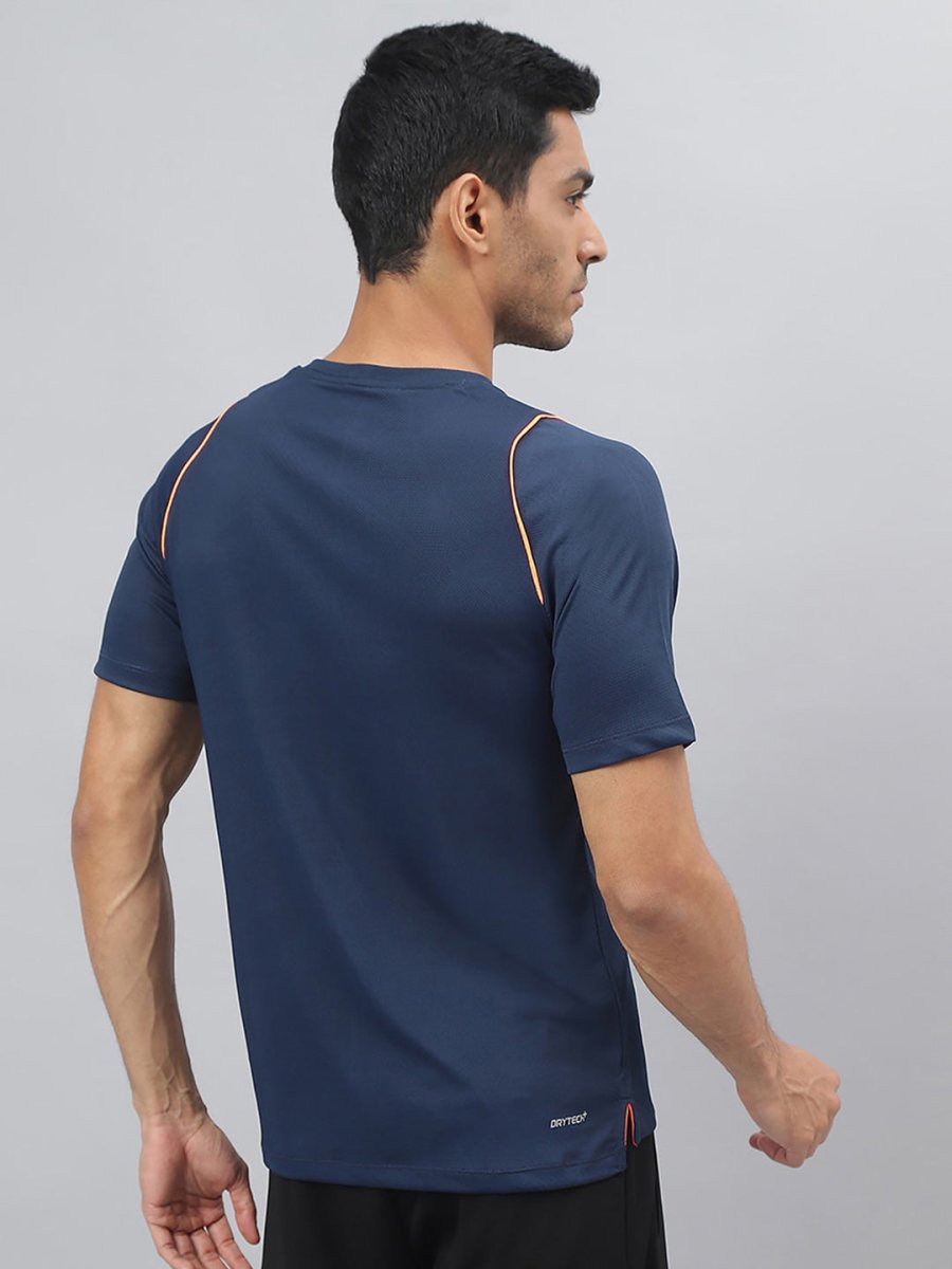 Alcis Round Neck Slim Fit Anti-Static T-Shirt | Grocsy