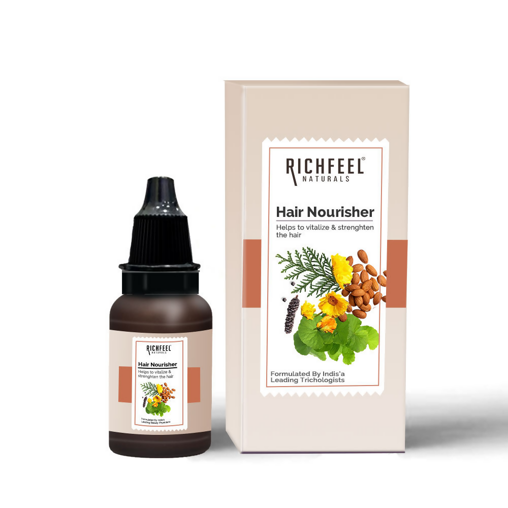 Richfeel Hair Nourisher Oil - Hair Fall Control & Growth Treatment | Grocsy