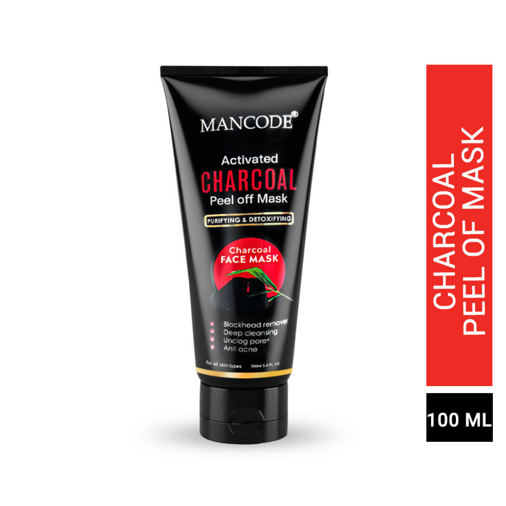 Mancode Activated Charcoal Peel Off Face Mask | Grocsy