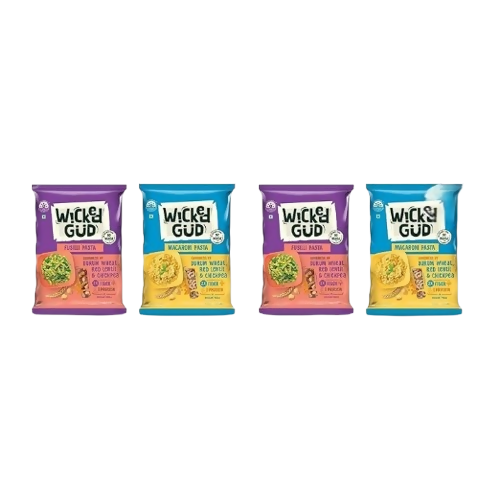 WickedGud Fiber Fusilli & Macaroni Pasta Combo | Grocsy