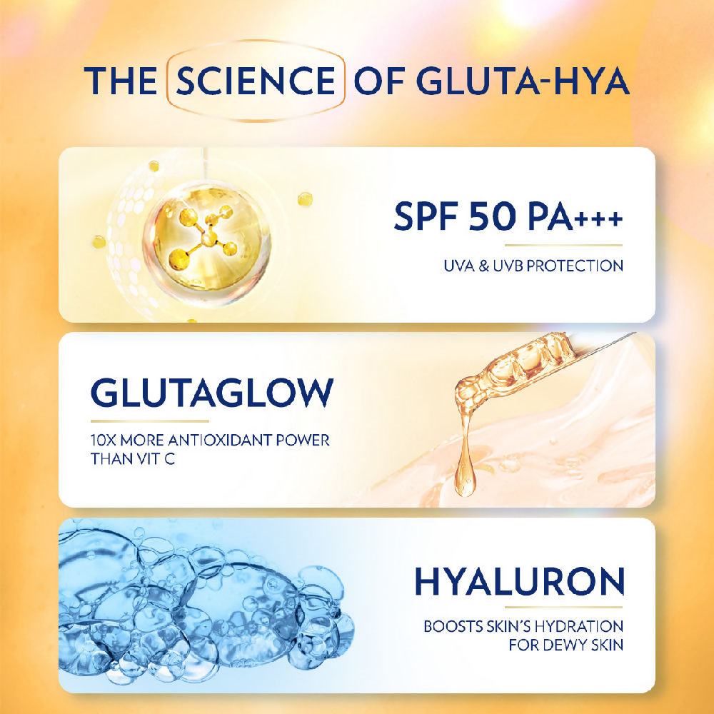 Vaseline Gluta Hya Antioxidant SPF 50 PA+++ Sunscreen | Grocsy