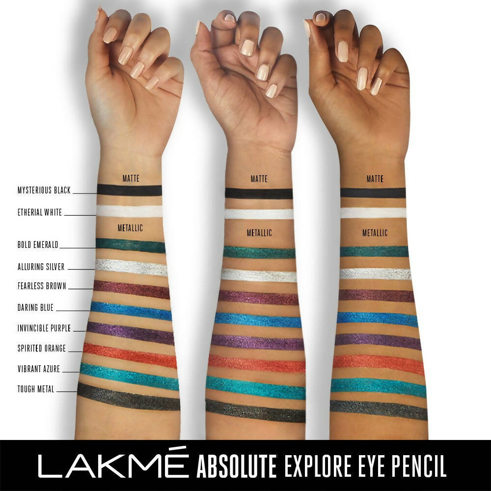 Lakme Absolute Explore Eye Pencil - Ethereal White | Grocsy