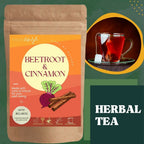Satvi Wellness Beetroot Cinnamon Tea Bags | Herbal Tea | Grocsy