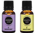 Earth N Pure Eucalyptus & Lavender Essential Oils | Grocsy