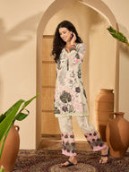 Joban Fashion Printed Off White Pure Cotton Cord Set | Grocsy